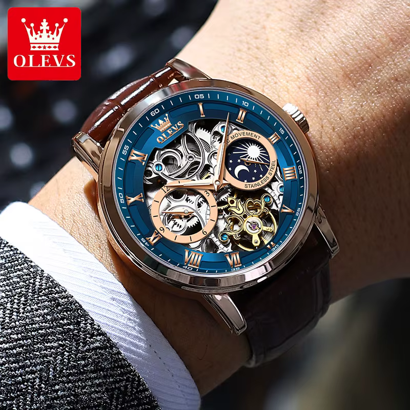 Montre automatique pour homme OLEVS 6670