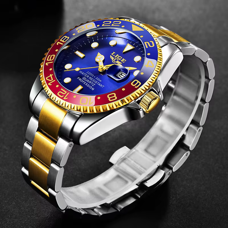Montre de plongée LIGE pour homme
