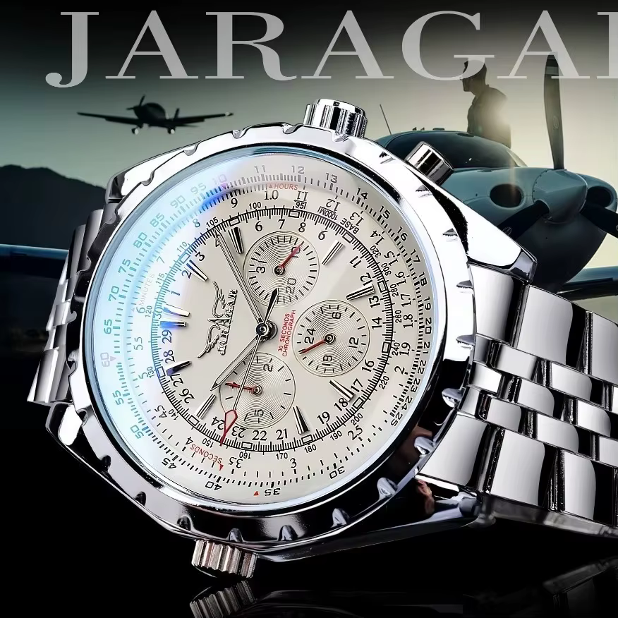 JARAGAR 212 nouvelle montre mécanique automatique pour hommes mode affaires luxe calendrier semaine