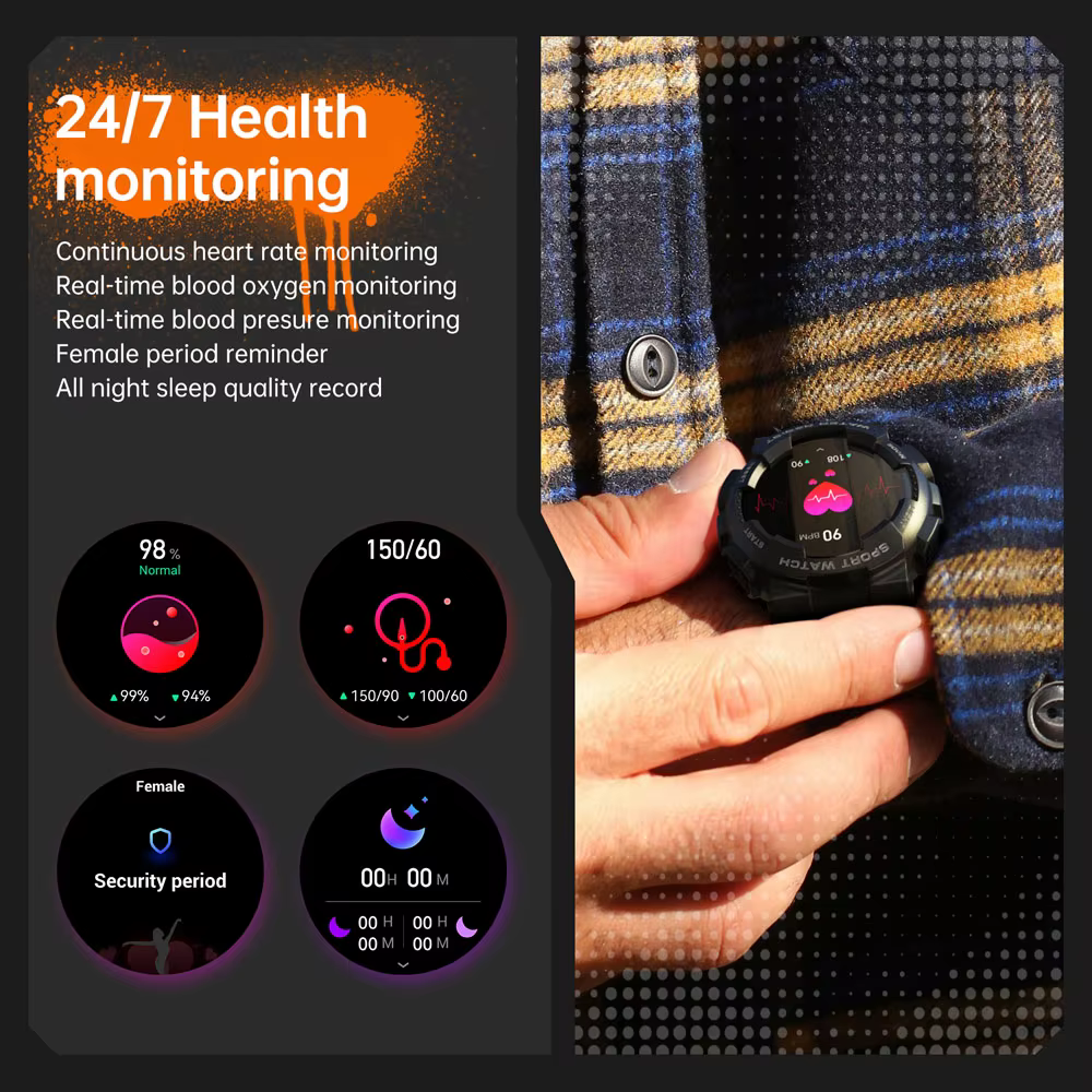 2025New hommes montre intelligente changement coque 1.3 pouces HD Bluetooth appel activité Tracker moniteur de fréquence cardiaque sport femmes Smartwatch
