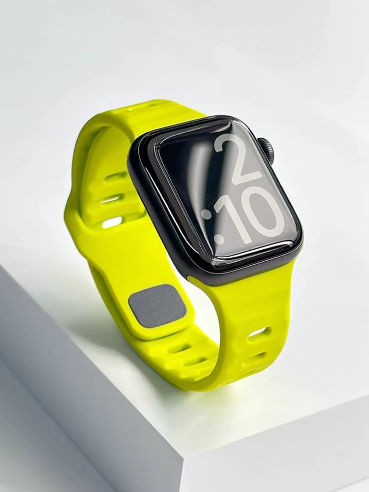 Bracelet sport en silicone pour Apple Watch Band