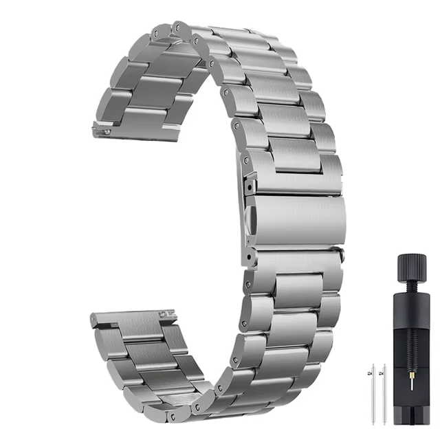 Bracelet en acier inoxydable de 22mm pour Amazfit Active Max
