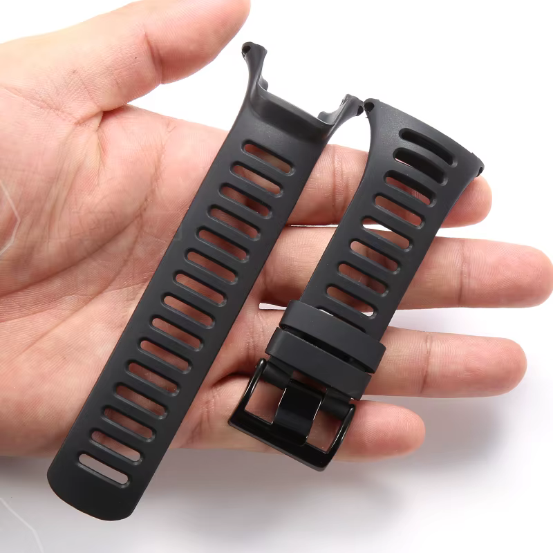 Bracelet de sport étanche en caoutchouc et silicone pour homme
