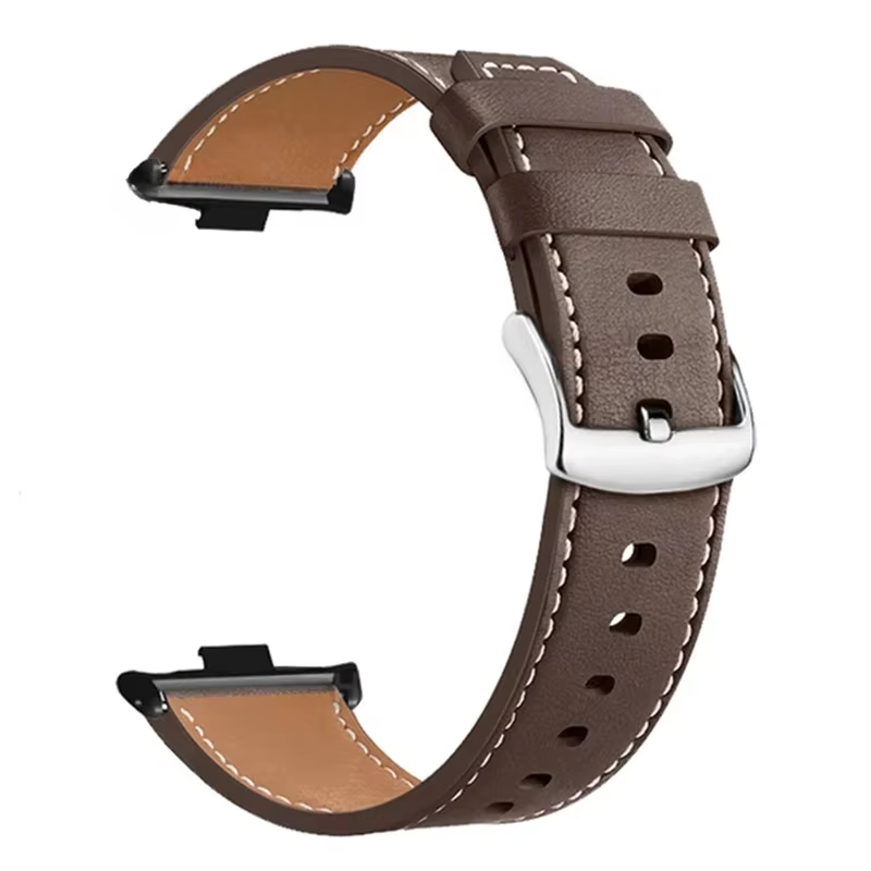 Pour Xiaomi Redmi montre 4 Smartwatch Bracelet en cuir Interface métallique remplacement Correa redmiwatch 4