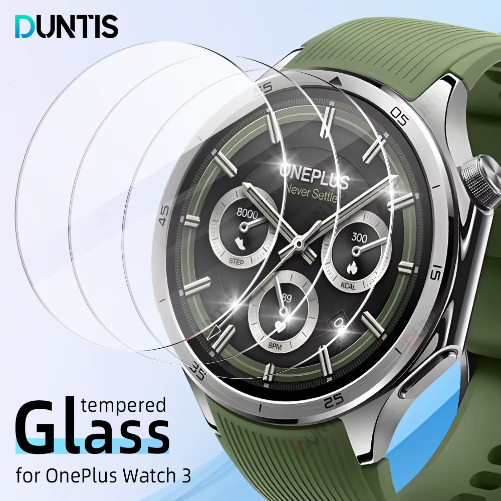 Protecteur d'écran en verre trempé pour OnePlus Watch 3