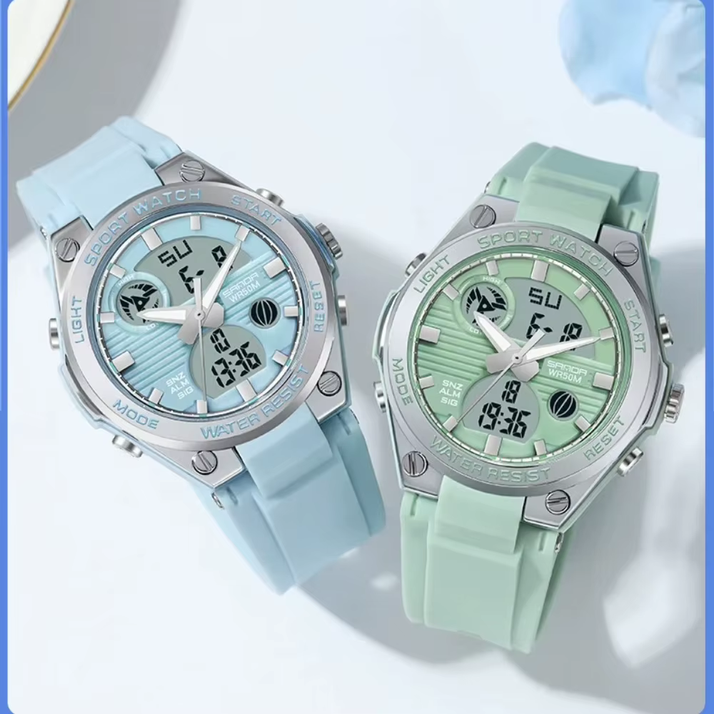 Montre électronique pour femme SANDA 6067