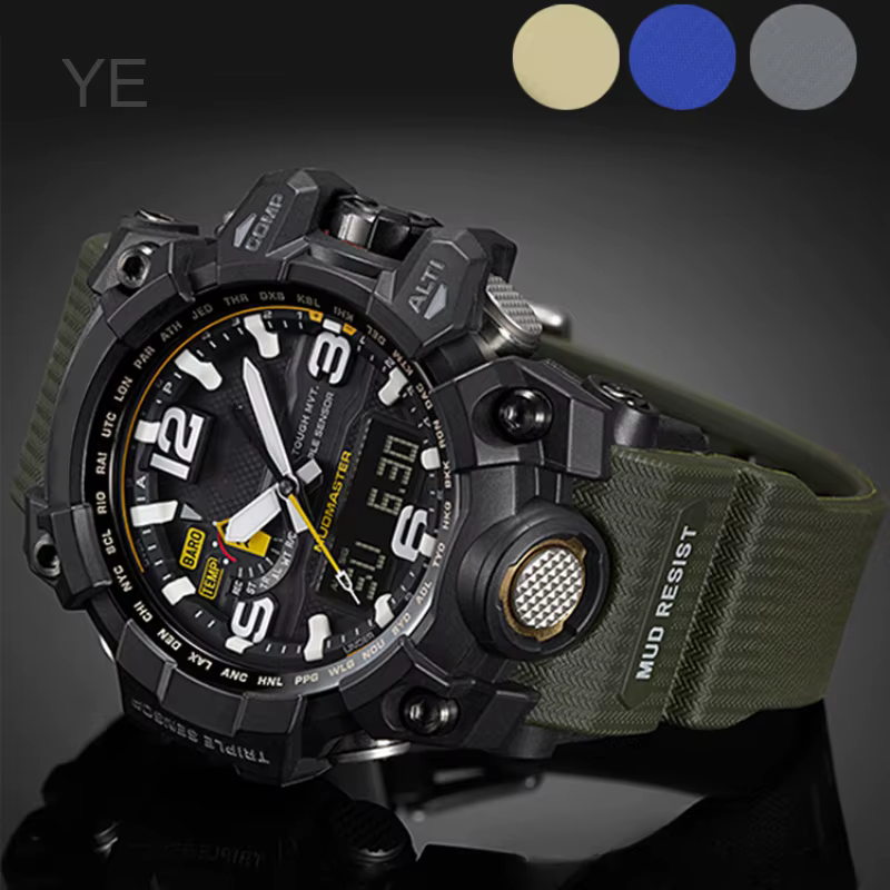 Bracelet de montre en Silicone pour hommes