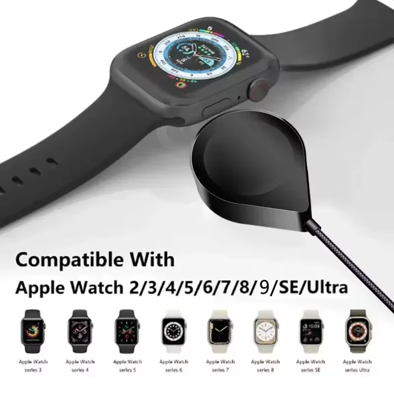 Câble USB C 3 en 2 pour chargeur Apple Watch