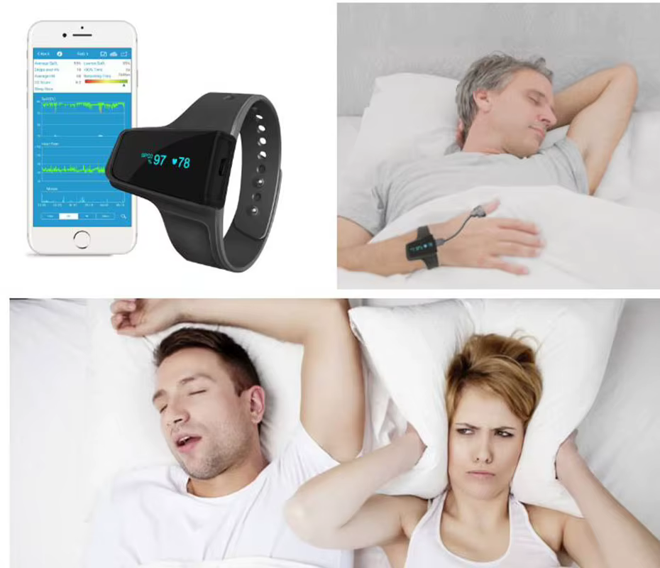 Oxymètre de poignet Bluetooth Spo2