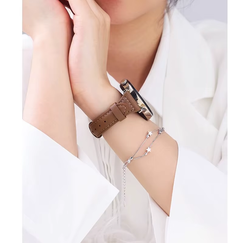 Bracelet de remplacement en cuir pour femme