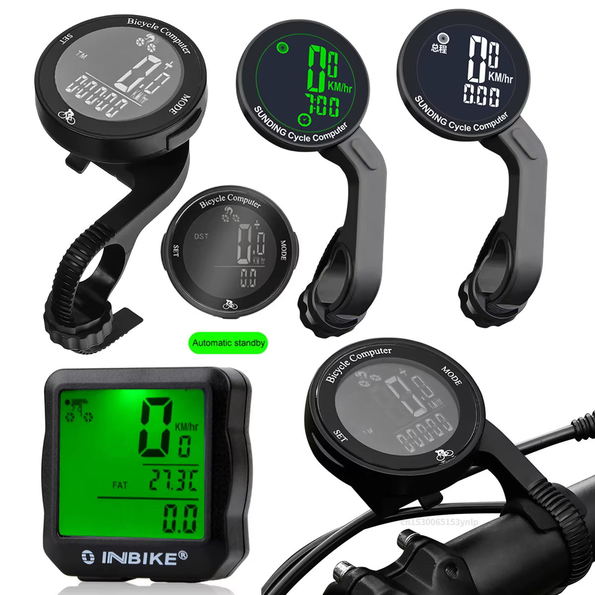 Ordinateur de vélo filaire étanche sans fil, odomcirculation, compteur de vitesse, écran LCD, chronomètre de vélo, VTT, accessoires de vélo de route