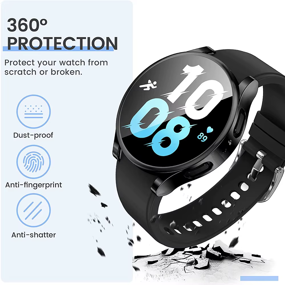 Coque pour Samsung Galaxy Watch 4 5 6 7 40mm 44mm