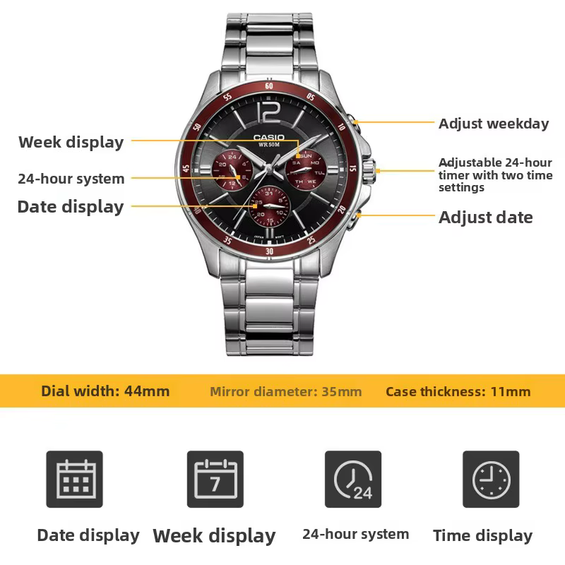 Montre pour homme Casio MTP-1374D