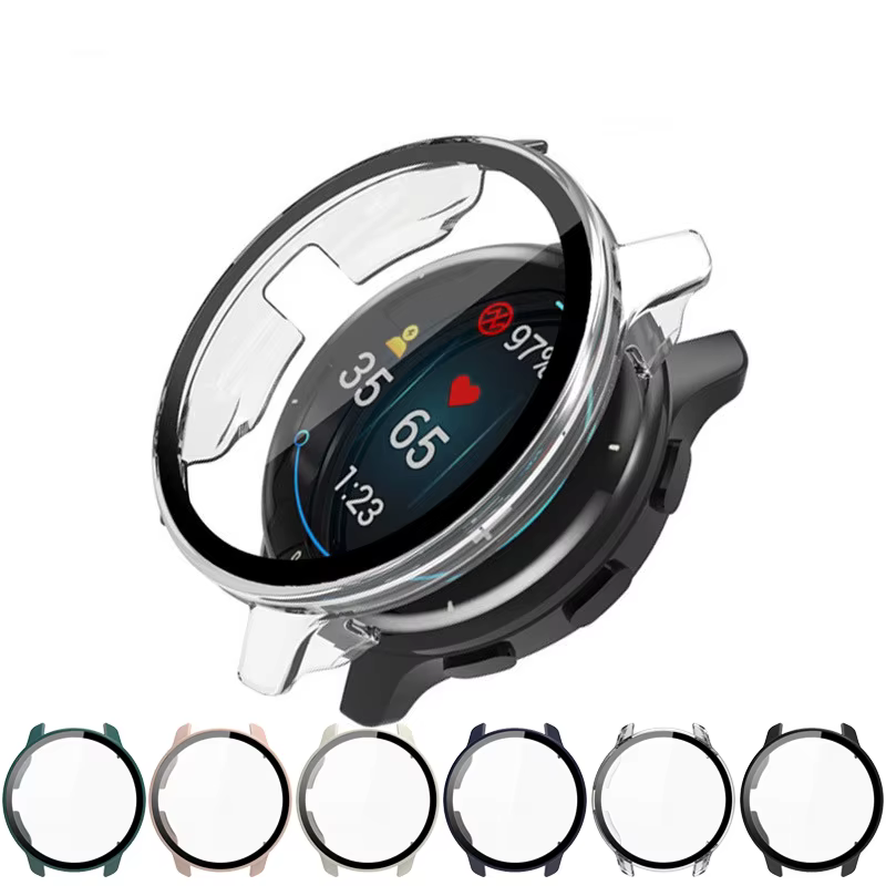 Étui de Protection d'écran en verre à coque rigide pour montre intelligente Garmin Venu 2/3