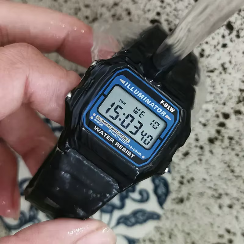 F91W montres numériques pour hommes femmes LED montre-bracelet électronique étanche sport montre militaire femme horloge Relojes Digitales