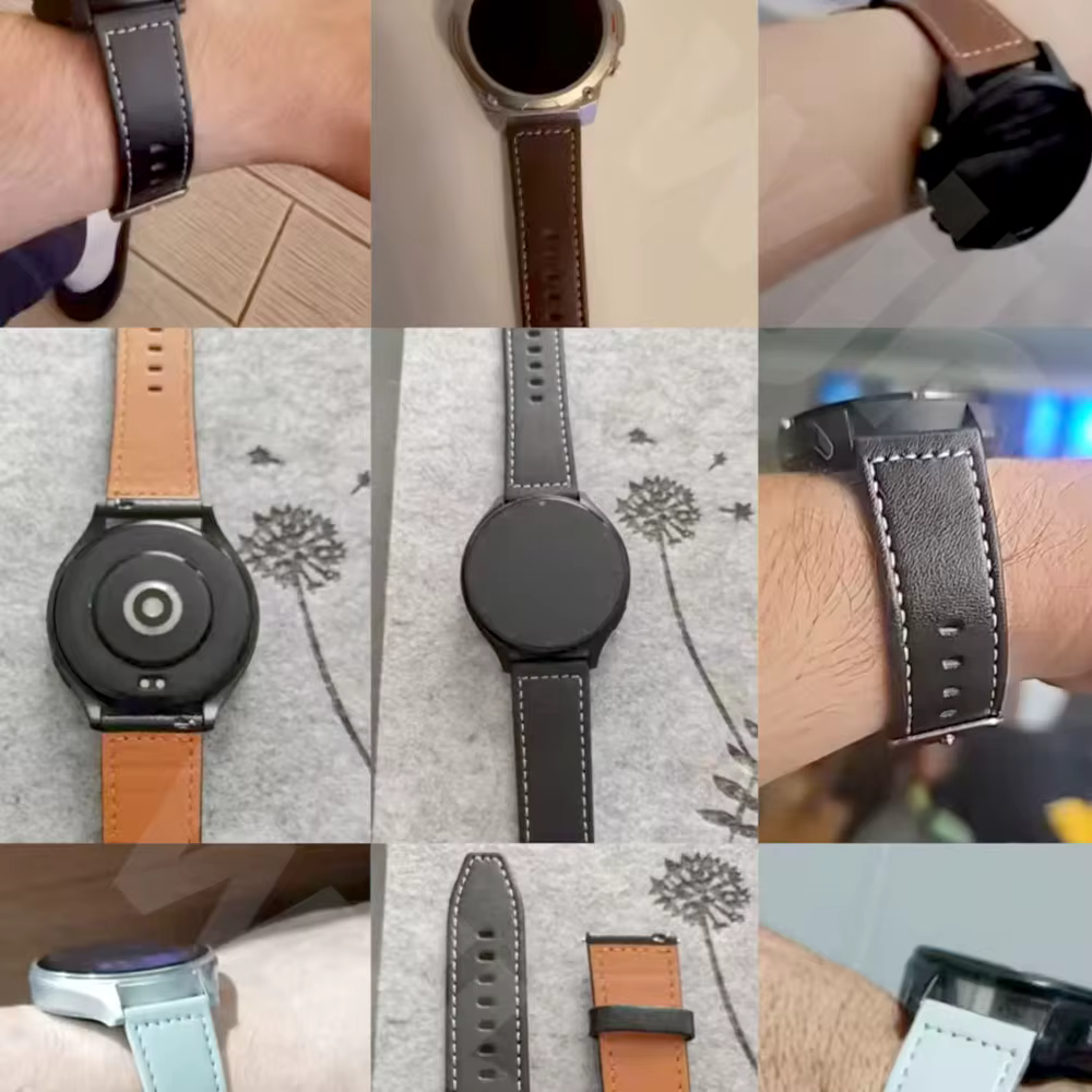 Bracelet de montre en cuir