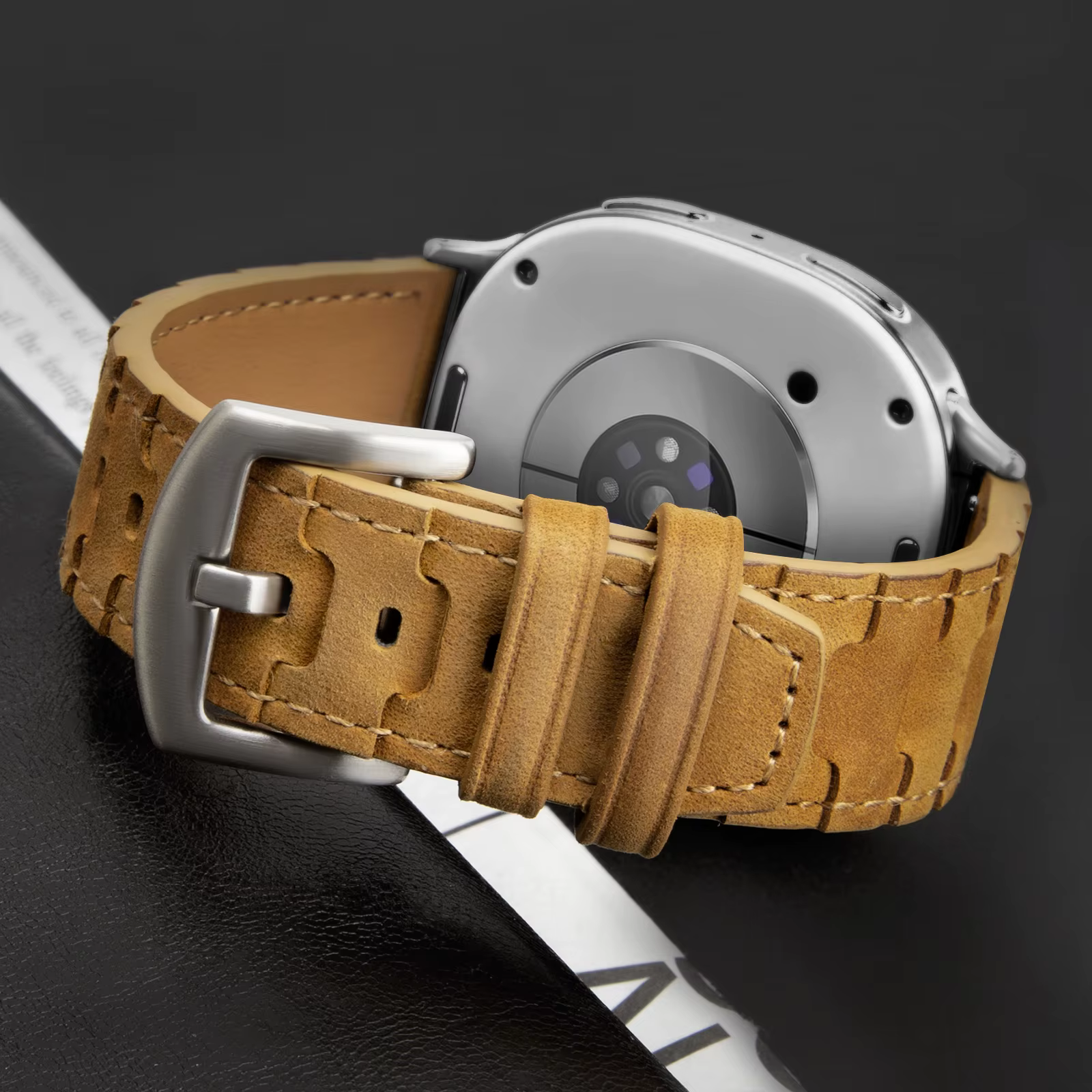 Bracelet de montre en cuir pour Samsung Galaxy Watch 8