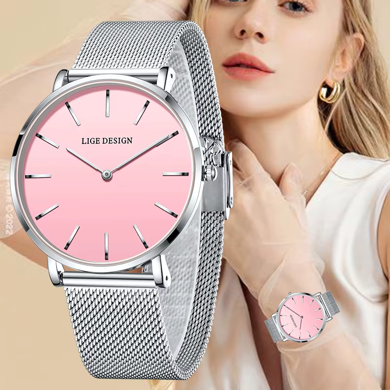 LIGE Women's wristwatch 2026 Elegant