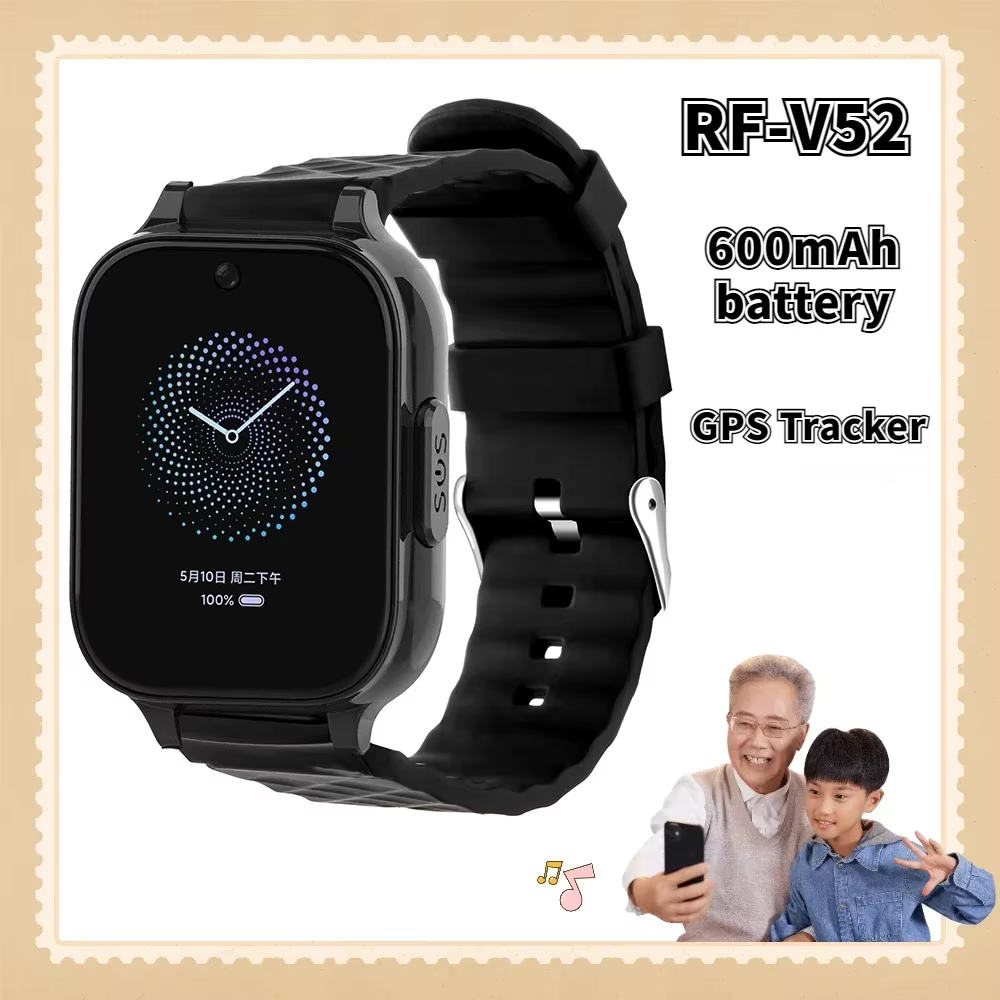 Montre GPS intelligente avec bouton SOS