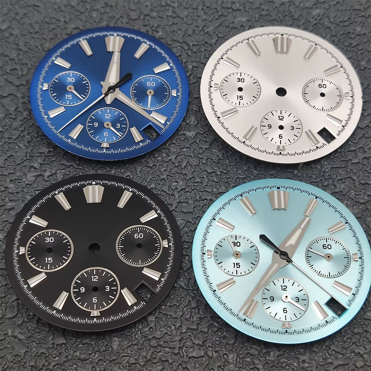 Cadran de montre VK63 29.5mm bleu glace lumineux BGW9