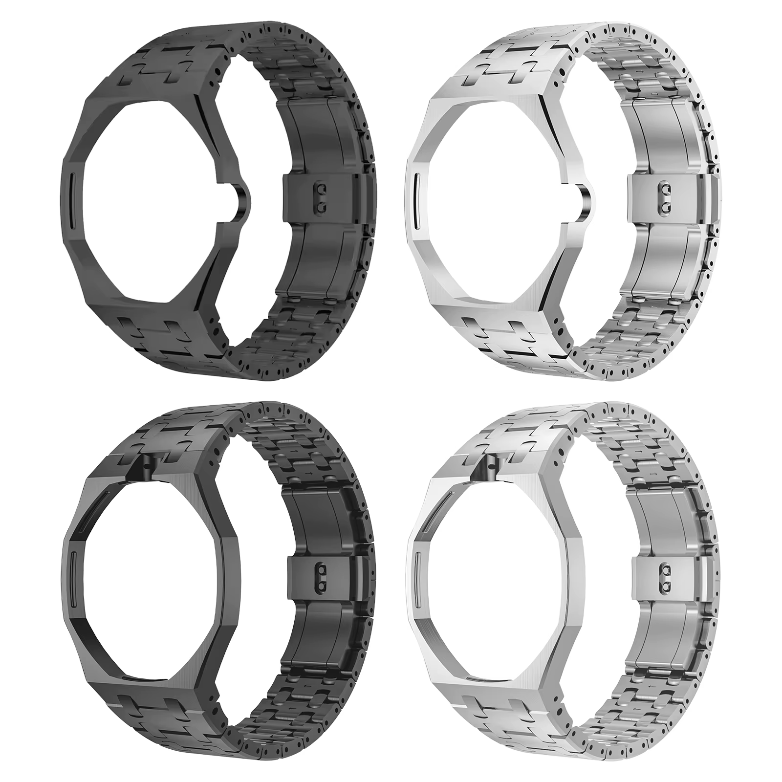 Bracelet de montre de remplacement en acier inoxydable pour Swatch X Royal Pop