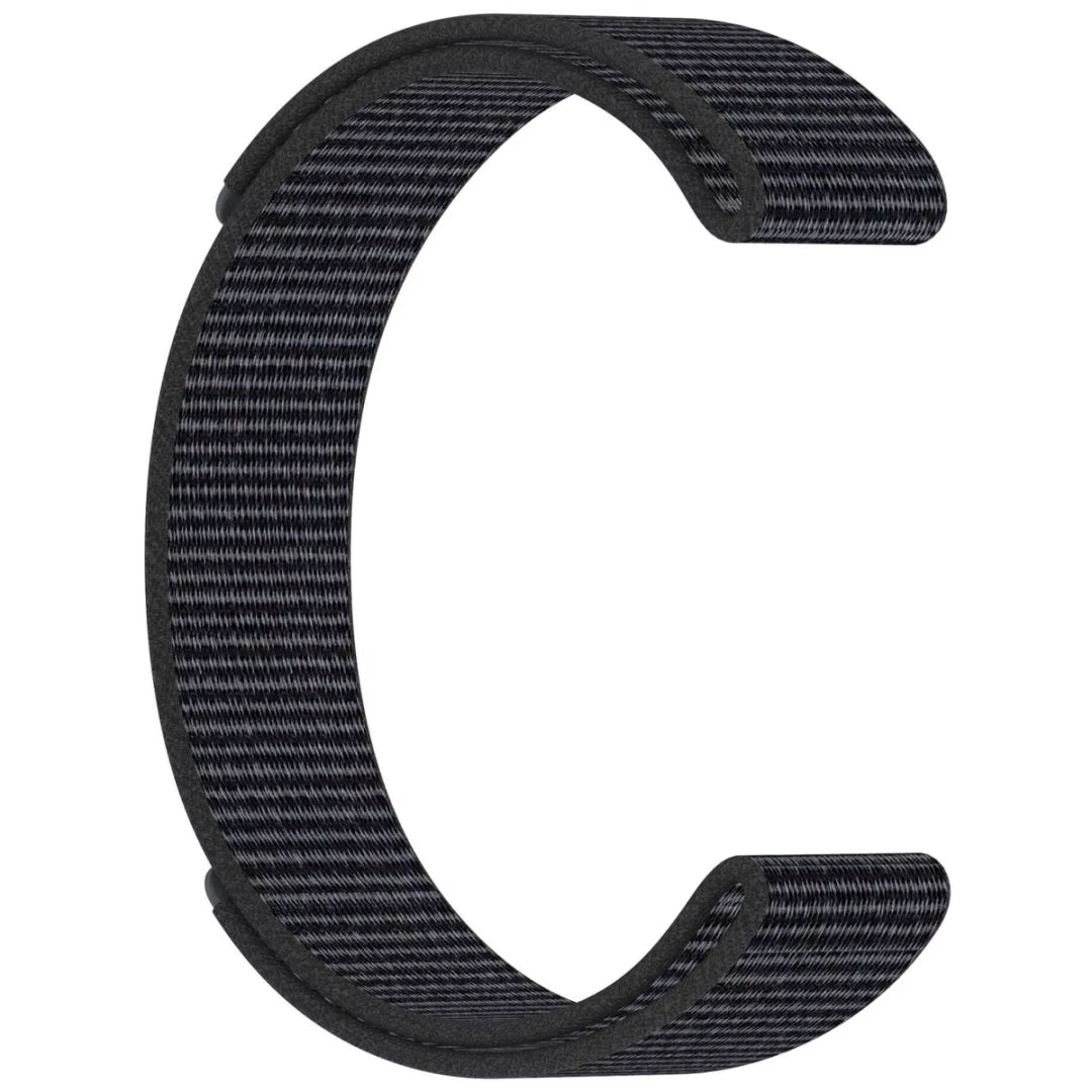 Bracelet en nylon respirant avec fermeture Velcro pour Garmin Forerunner 935 945 955 965 745 Fenix 8 7 6 5 7X 6X 5S 6S 7S Instinct 2 2S 2X