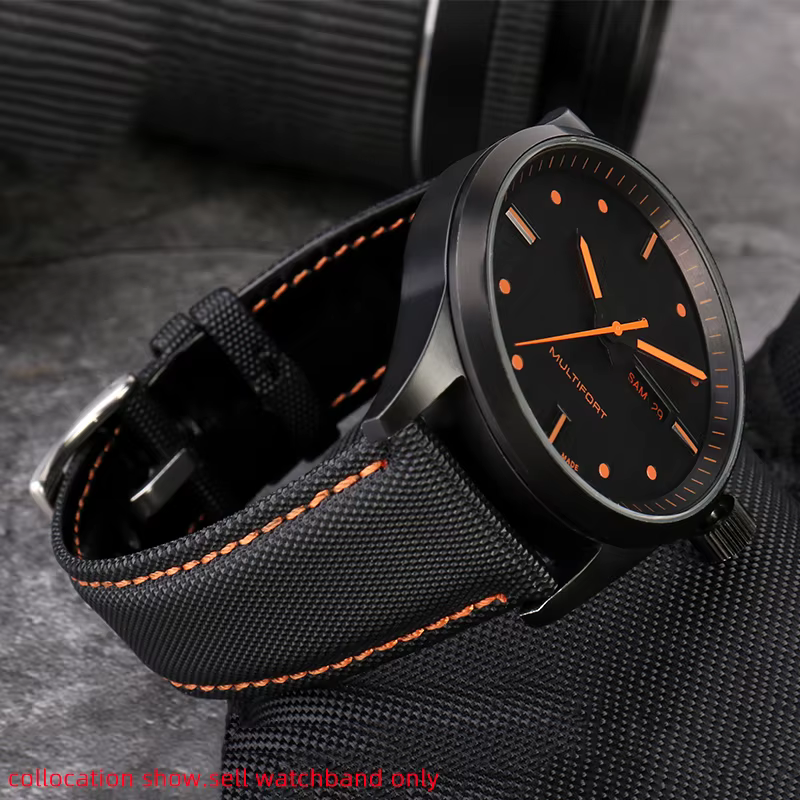 Bracelet de montre en nylon souple à dégagement rapide pour homme