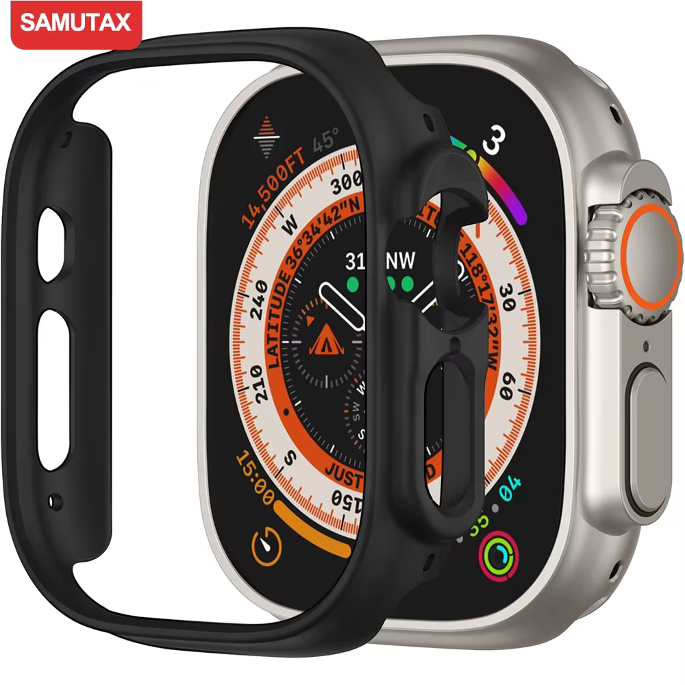 Coque mate pour Apple Watch Ultra 2, 49mm, étui rigide en PC, pare-chocs de protection antichoc, accessoires pour iWatch série Ultra 49mm