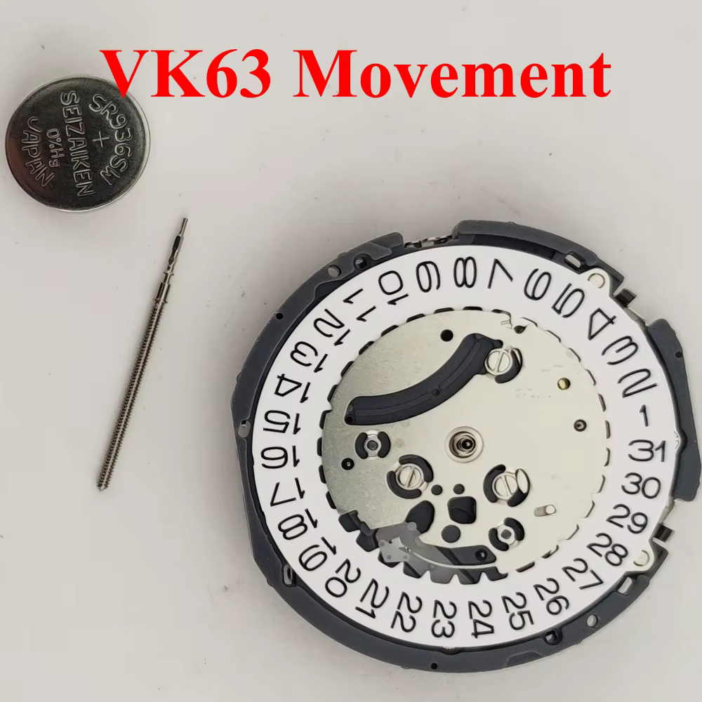 Montre à Quartz mouvement Date 3 heures chronographe