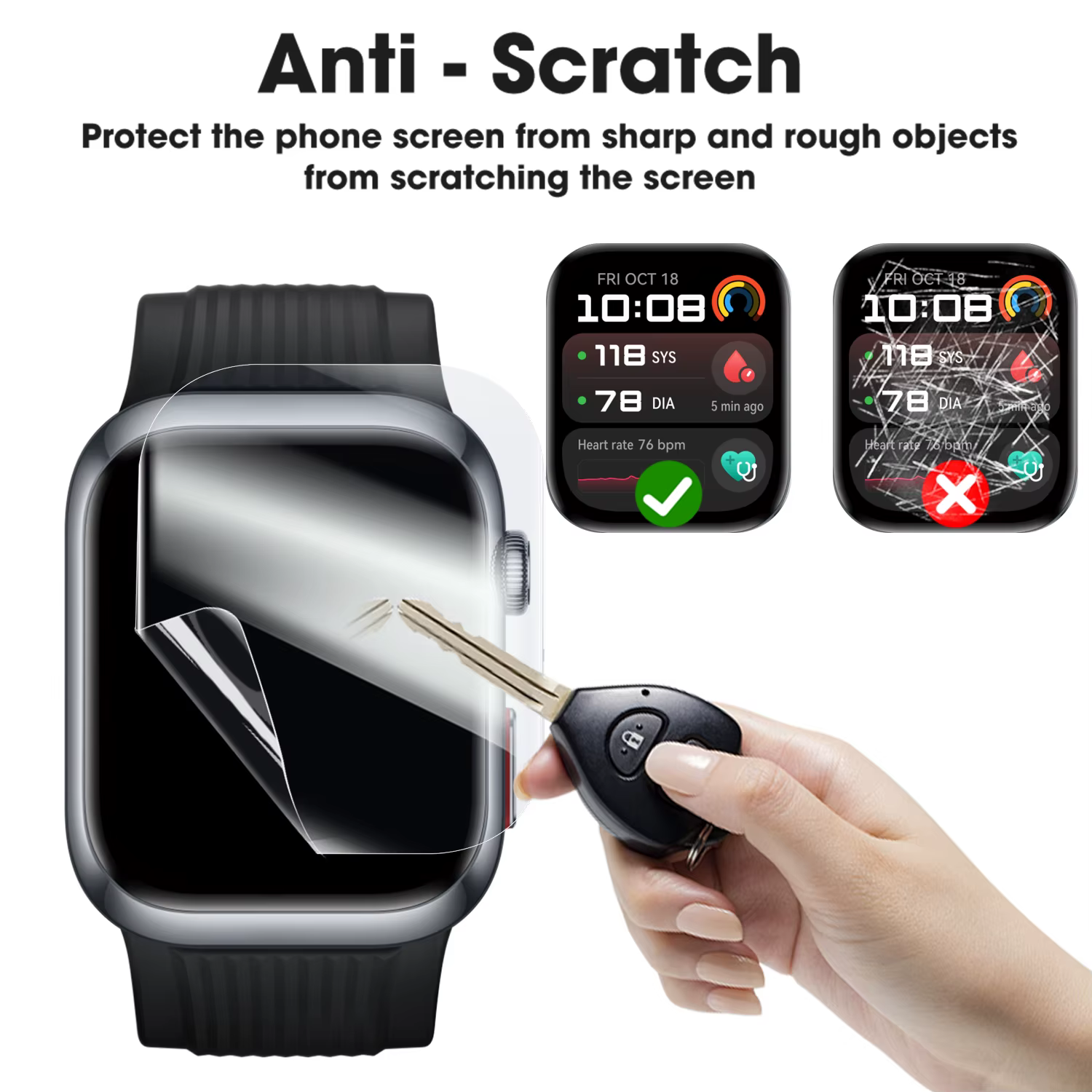 Protecteurs d'écran flexibles pour montre Huawei