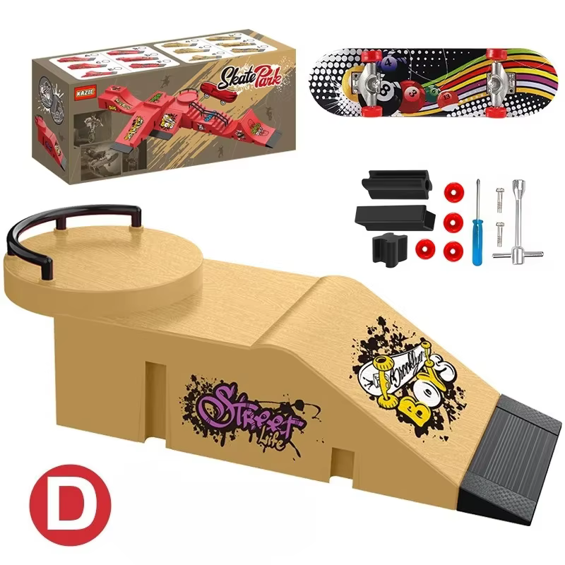 ToysProfessional Skateboard à doigts DIY, Accessoires de rampe de skatepark, Plateforme technologique, Ensemble de scènes et de lieux de jeu, Jouets, Petits cadeaux