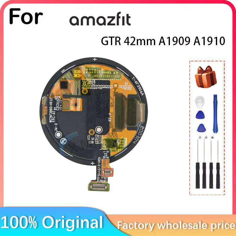 Écran tactile LCD Amoled pour montre connectée Amazfit GTR, 42mm, A1909, A1910