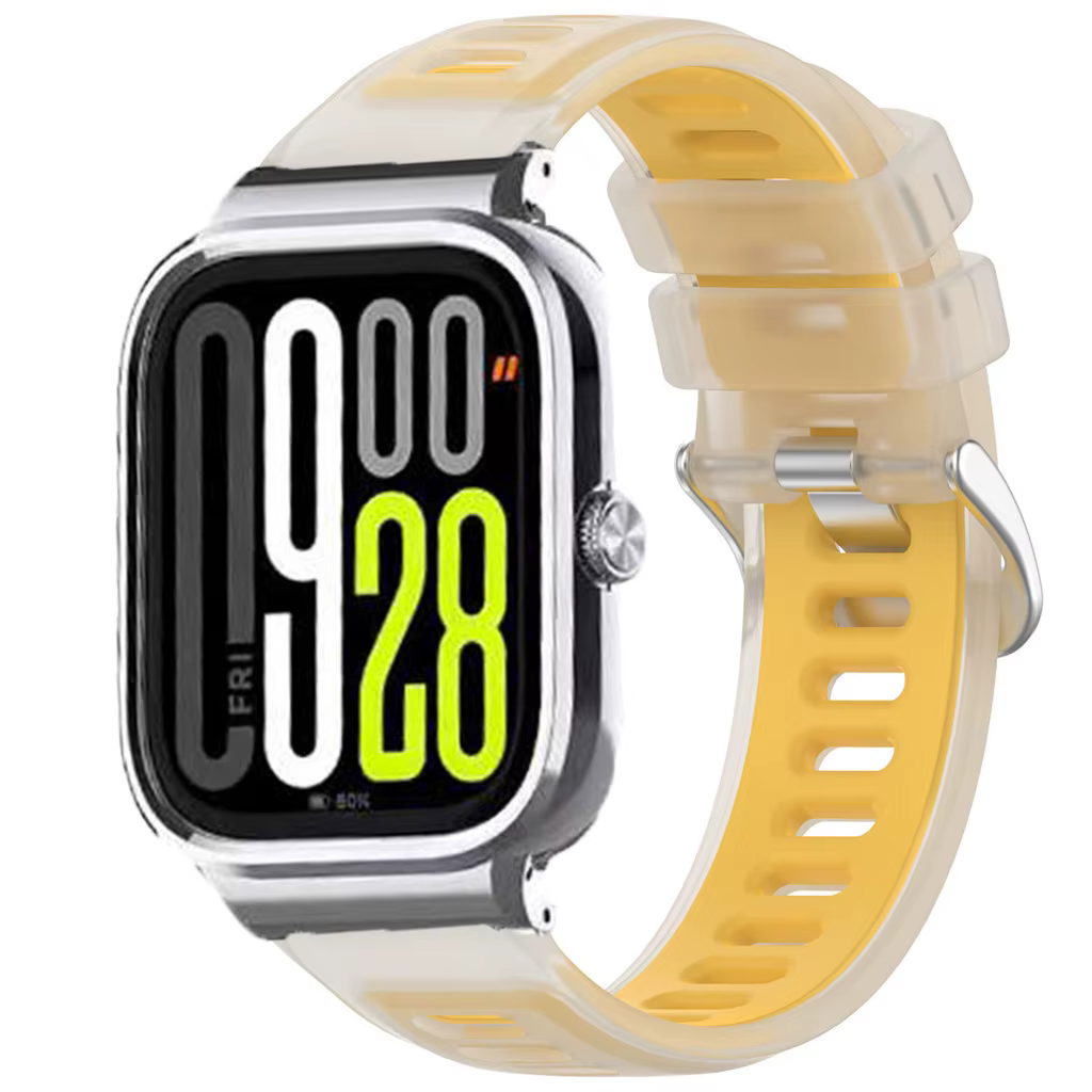 Bracelet en Silicone + cadre métallique pour montre intelligente Redmi 4/5, coque de protection avec étui pour accessoires Redmi Watch 4/5