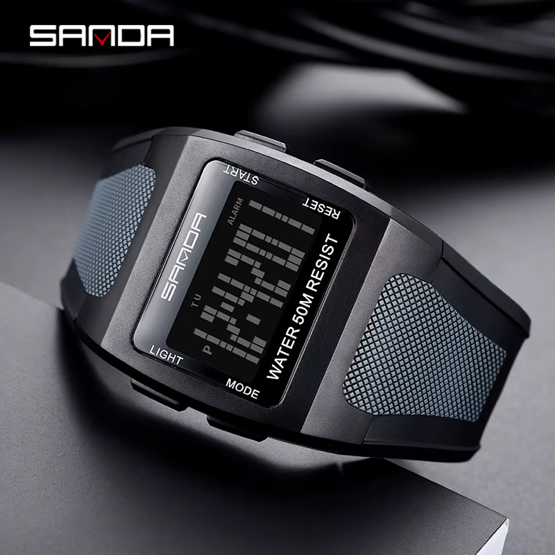 Montre numérique SANDA 222 pour hommes