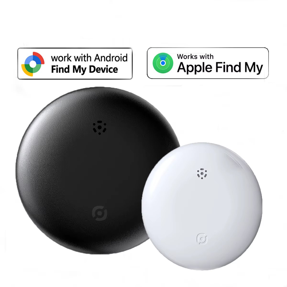 Mini traceur GPS double système pour Apple Find My/Android Google