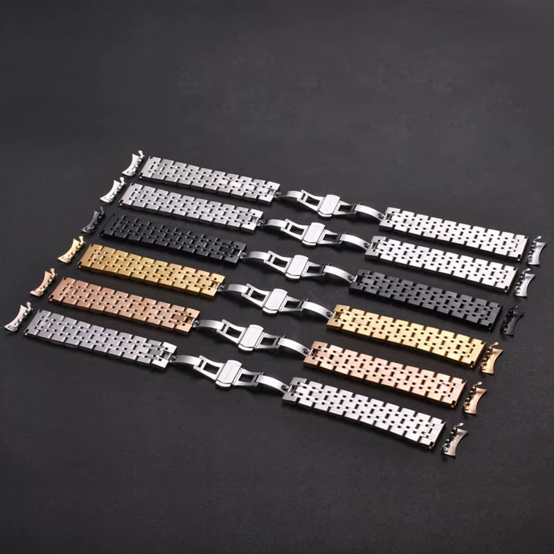 Bracelet de montre en acier inoxydable massif