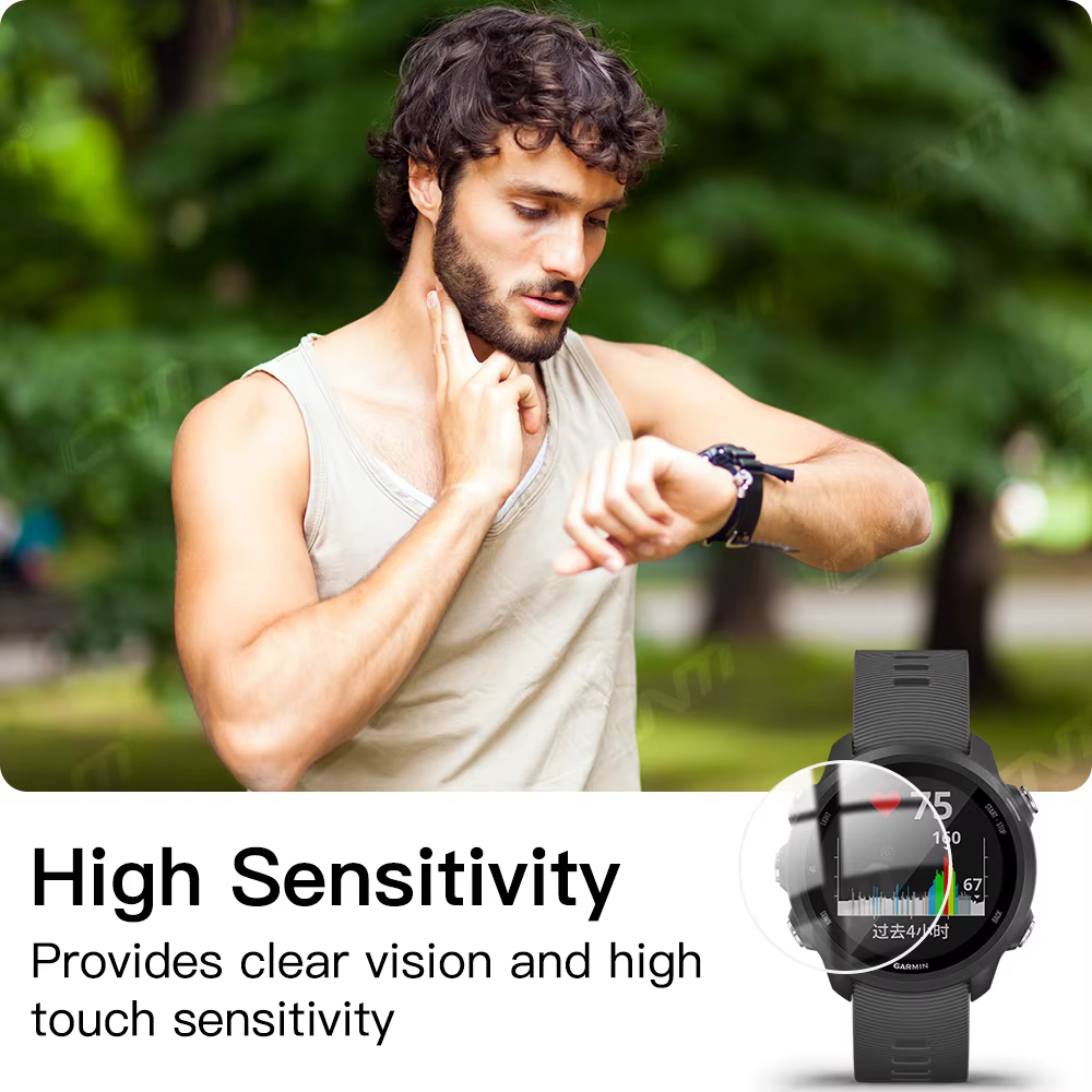 Verre trempé 9H pour Garmin Forerunner 955 945 255 245 Music 55