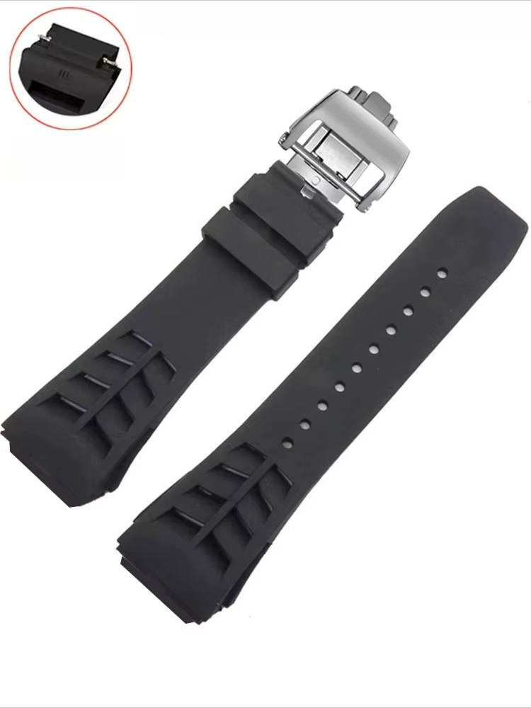 Bracelet de montre en caoutchouc pour la série Richard MILLE