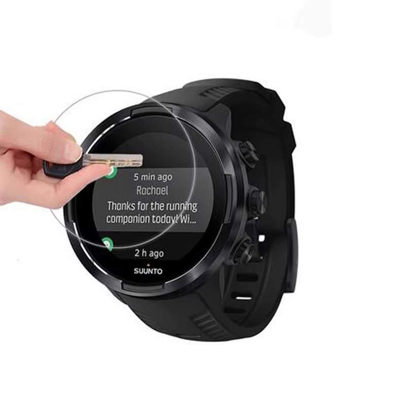 Film de protection transparent en verre dur pour montre intelligente Garmin Endflats 3/2