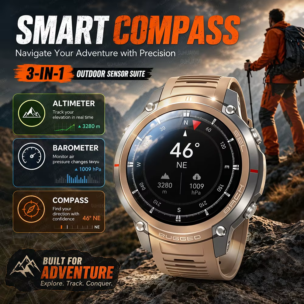 Montre connectée GPS intégrée