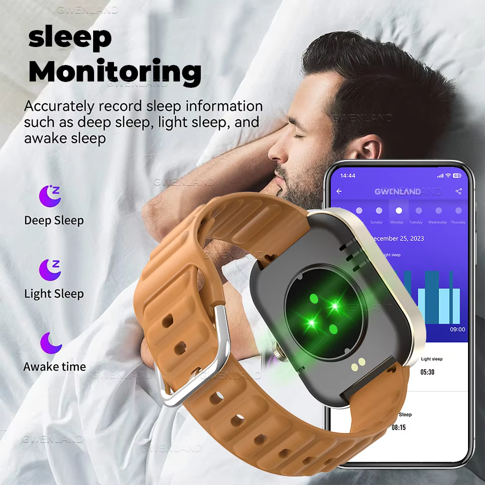 Nouvelle montre connectée pour hommes et femmes - Écran tactile HD 2