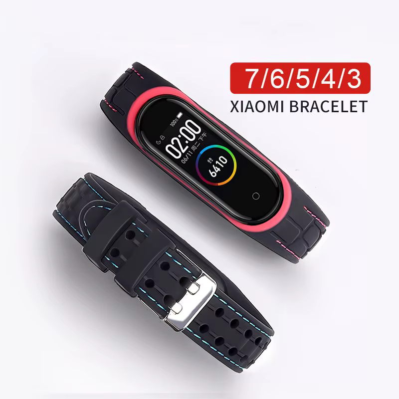 Bracelet de montre de sport en silicone pour Xiaomi Mi Band