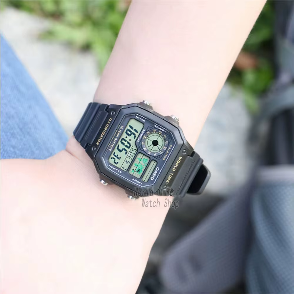 Casio montre jeunesse montre de sport de plein air pour hommes relogio masculino AE-1200WH-1B