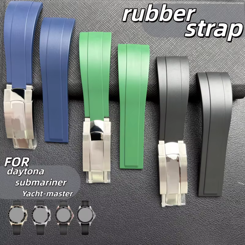 Bracelet de montre en caoutchouc de 20 mm