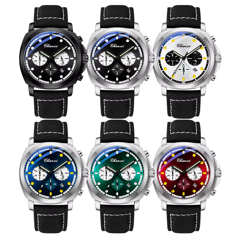 Montre sportive lumineuse tendance pour homme CHENXI