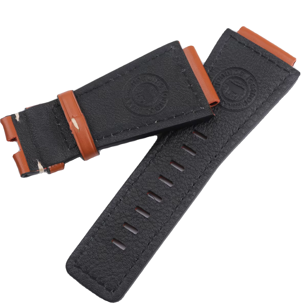 Bracelet de montre en cuir de veau de qualité supérieure 24mm