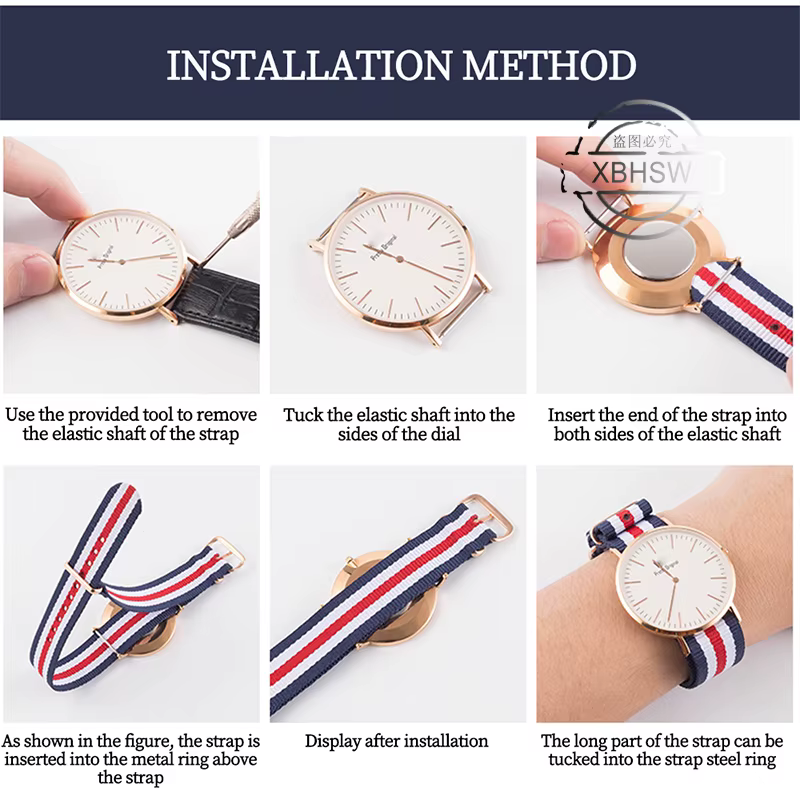 Bracelet de montre pour femme