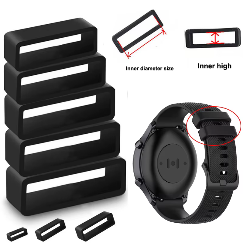 Bracelet de montre en caoutchouc et Silicone