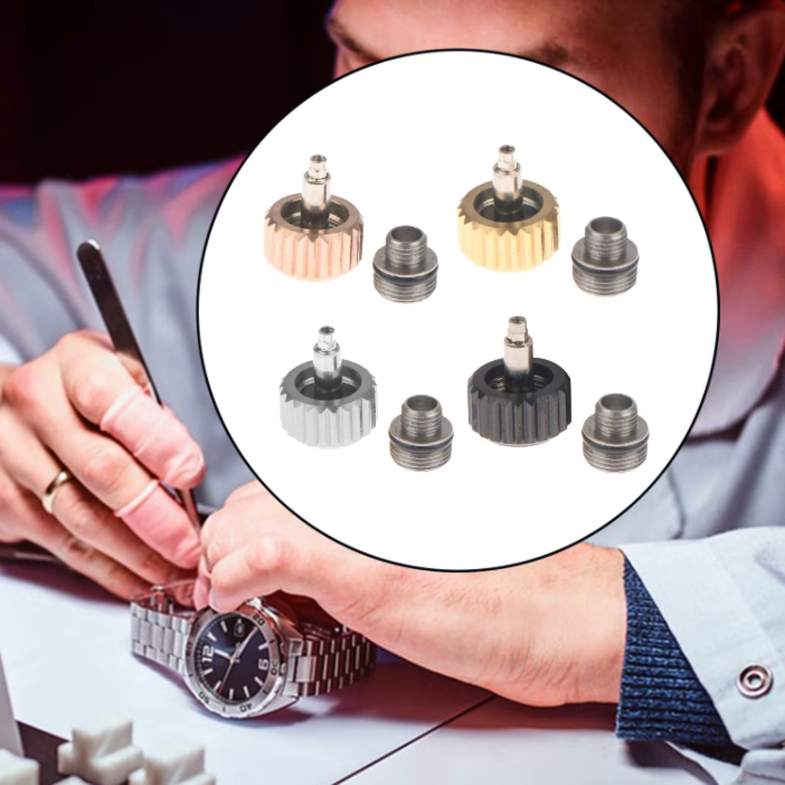 Couronne de montre 6mm