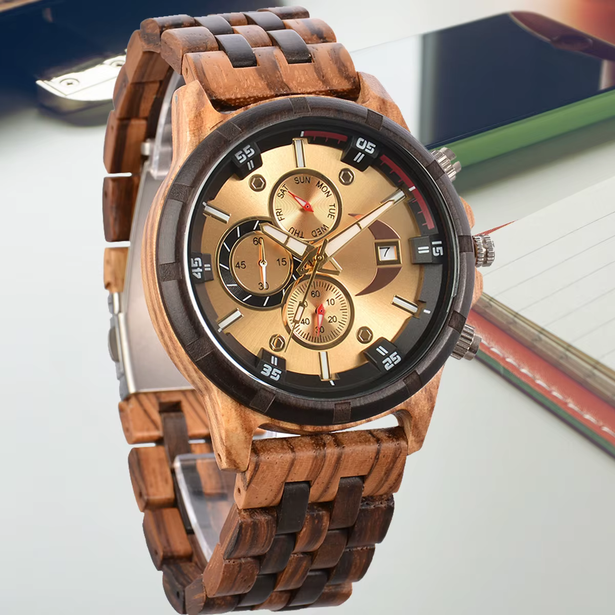 Montre en bois hommes